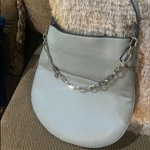 Blue handbag